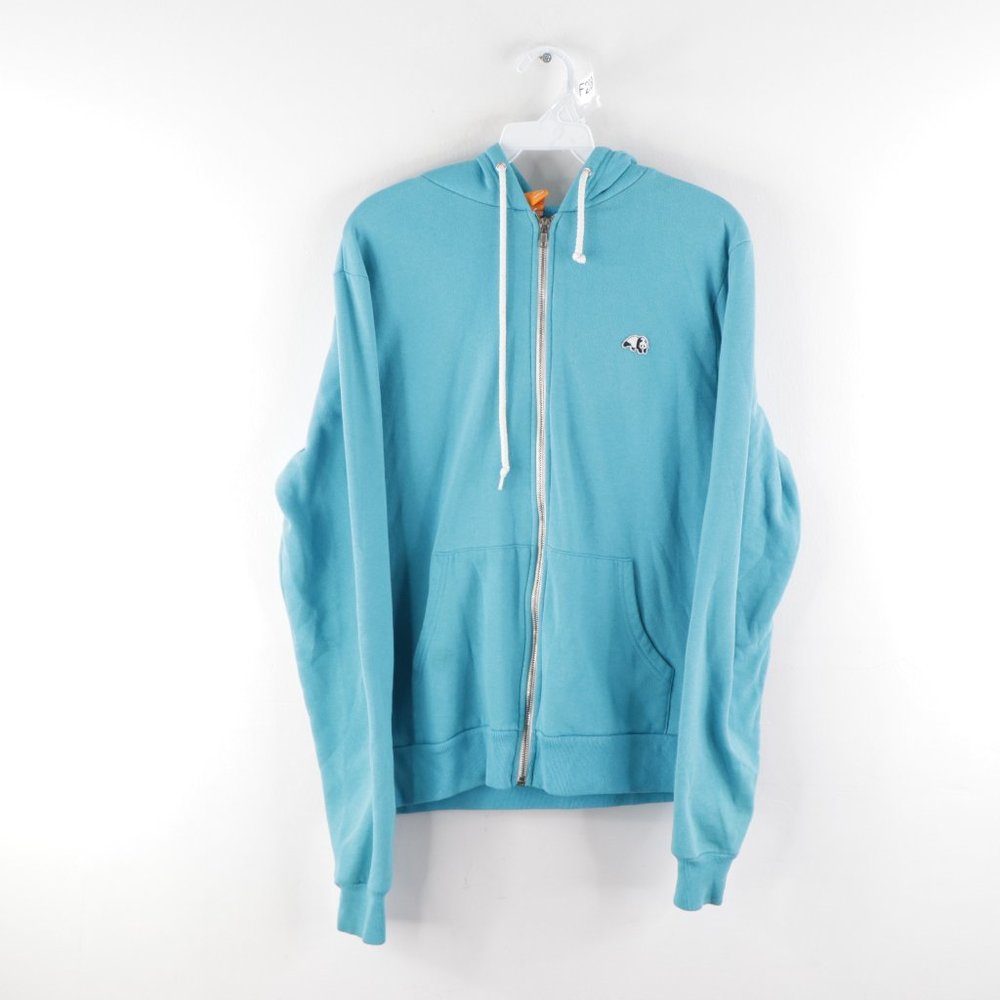 Vintage Enjoi Panda Logo Full Zip Sweatshirt Blue